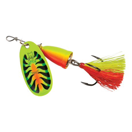 Blue Fox Classic Vibrax Foxtail Spinners - Firetiger