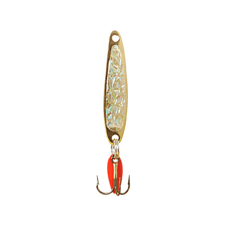 Swedish Pimple Jigging Spoons - Gold Ice