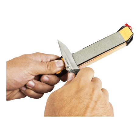 Work Sharp Guided Field Sharpener - in use