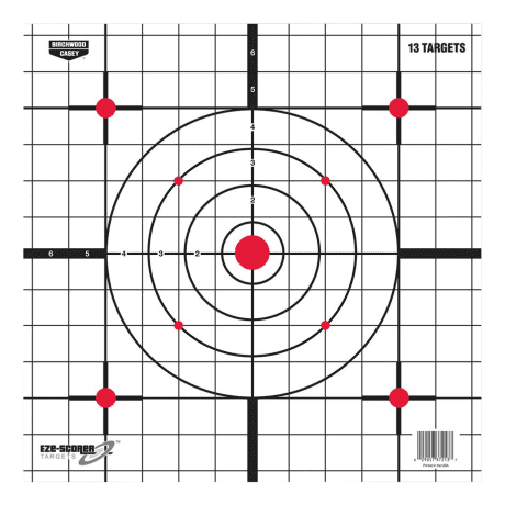 Birchwood Casey EZE-SCORER 12" Sight-In Paper Targets