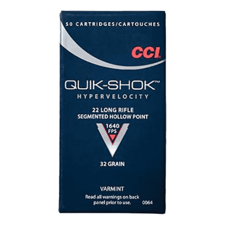 CCI® .22 Long Rifle Segmented Hollow Point Ammunition