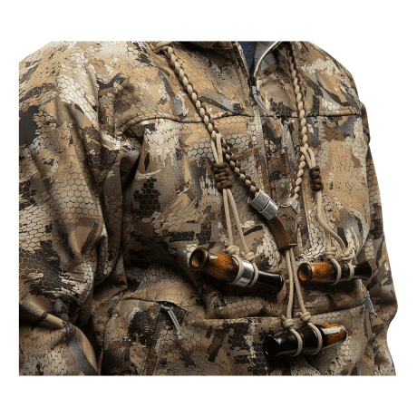 Rig'Em Right™ Sidewinder™ Three-Call Lanyard - In Use