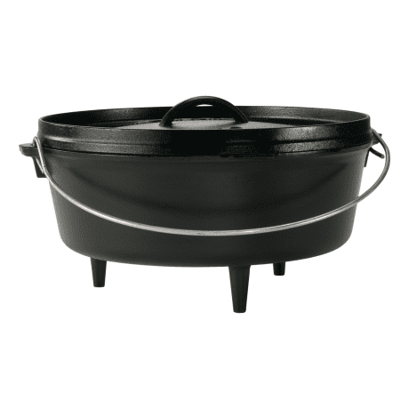 Lodge® 6-Quart Cast Iron Camp Dutch Oven