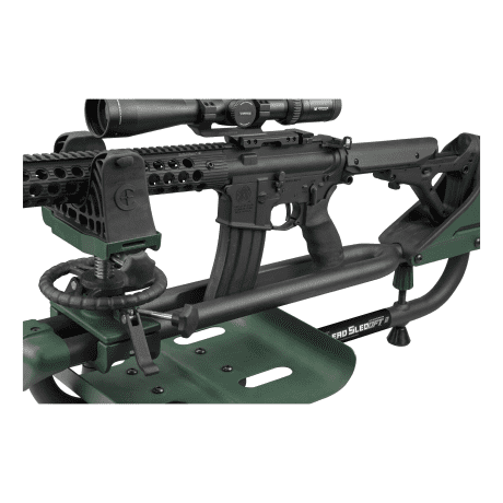 Caldwell® Lead Sled DFT® 2 Rest - Green - Close Up View,Caldwell® Lead Sled DFT® 2 Rest - Green - Close Up View