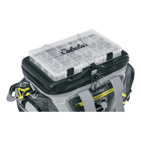 Cabela's Marine-Grade Tackle Bag with Utility Box - Top View