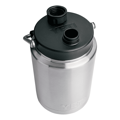 YETI® Rambler Jug - Top View - Stainless Steel