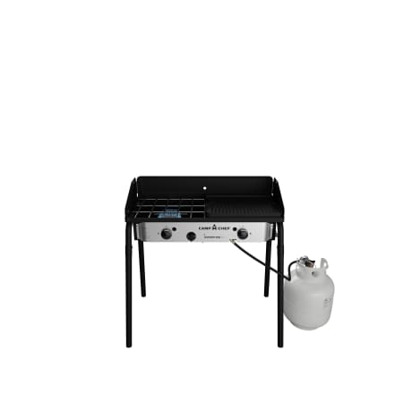 Camp Chef® Expedition 2X Two Burner Stove with Griddle