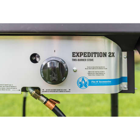 Camp Chef® Expedition 2X Two Burner Stove with Griddle