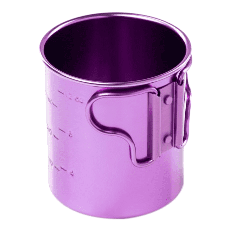 GSI Outdoors Bugaboo Cup - Purple - Handle Folded Back