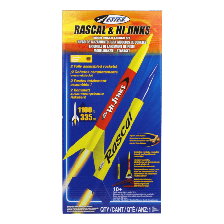 Estes Rascal & Hijinks Launch Set - Packaging View