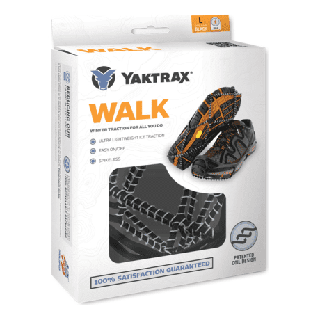 YakTrax Dispositif Antidérapant Pour Chaussures - Traction 360° - Taille XS (32-37) - Idéal Glace Et Neige