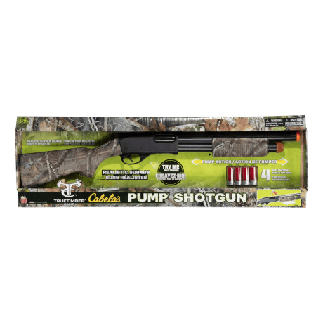 Cabela's TrueTimber Pump Shotgun Toy - Packaging View
