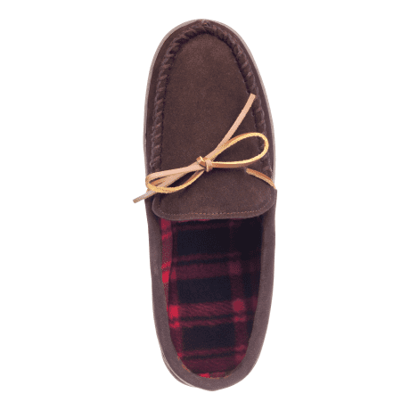 RedHead® Men’s Cabin Moc II Slippers - Dark Brown - top