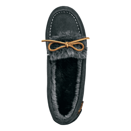 Natural Reflections® Women's Fur-Lined Suede Moccasins - top