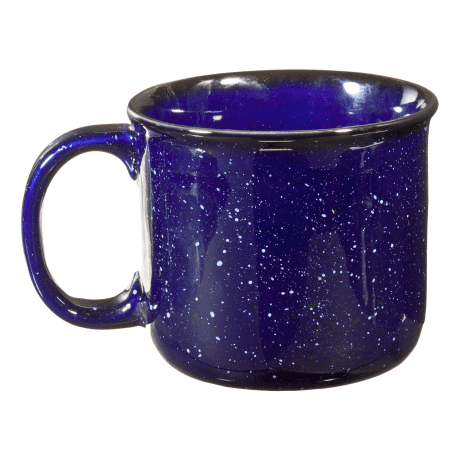 Bass Pro Shops Camp Mug - Cobalt Blue - Back View