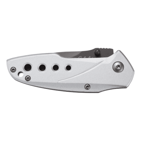 Cabela's Small Folding Knife - Silver - Closed View