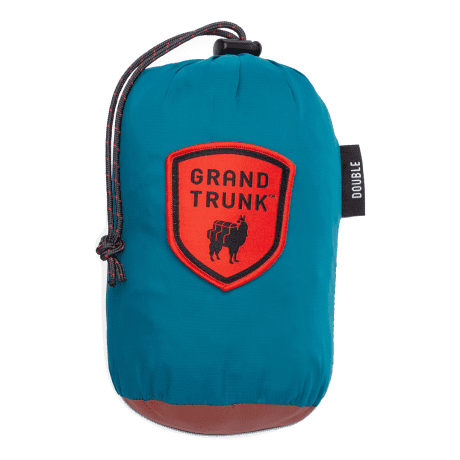 Grand Trunk TRUNKTECH™ Next Generation Double Hammock - Deep Teal/Maroon - Stuff Sack