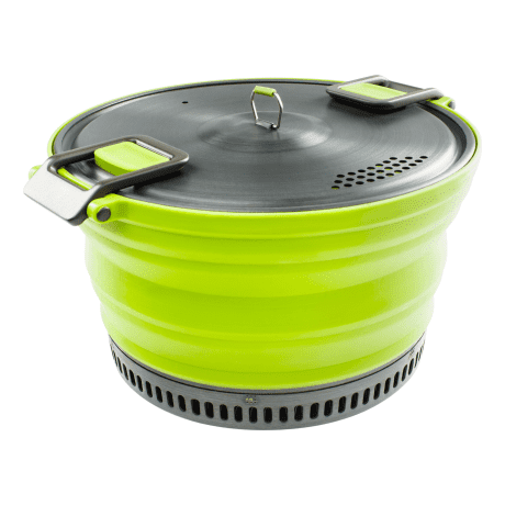 GSI Outdoors Escape HS 3 Litre Collapsible Pot - Handles Down View