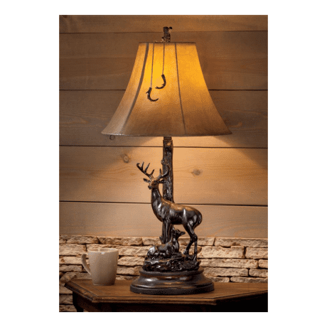 Bass Pro Shops® Deer Table Lamp - In the Field