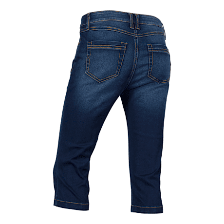 Natural Reflections® Women’s Campside Denim Skimmer Pants - Carbon Wash - back