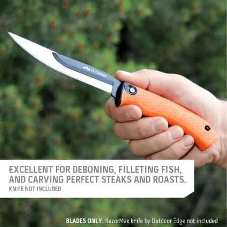 Outdoor Edge® 500 (5.0”) RazorSafe Boning/Fillet Replacement Blade 6-Pack 
