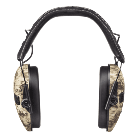 Walker’s® Razor Kryptek™ Camo Electronic Muffs - Front View