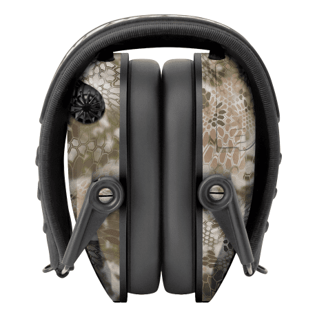 Walker’s® Razor Kryptek™ Camo Electronic Muffs - Folded View