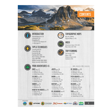 Backroad Mapbook Canadian Rockies Book