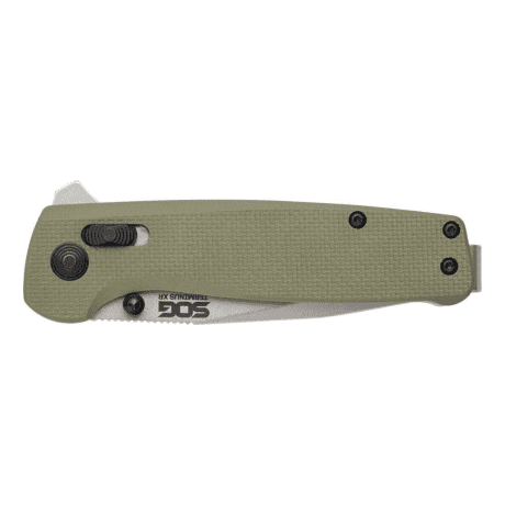 SOG® Terminus XR Folding Knife - Green - Closed View
