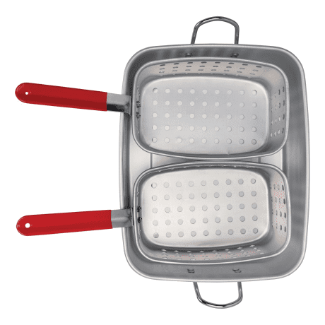 Bass Pro Shops® Double Basket Fish Fryer Aluminum 18-Qt.