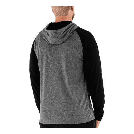 FXR® Men’s Trainer Lite Tech Hoodie - Grey Heather/Black - back