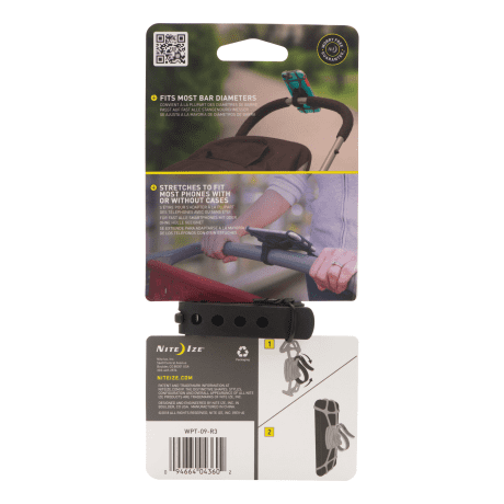 Nite Ize Wraptor™ Rotating Smartphone Bar Mount - Back Packaging View