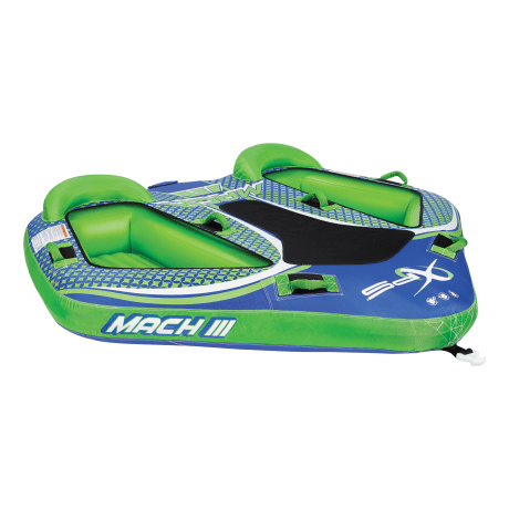 XPS Mach III Three-Rider Towable Tube - angle view