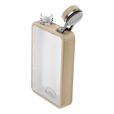 GSI Outdoors Boulder 6 oz. Flask - Side View - Open