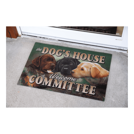 Rivers Edge Dogs House Rubber Mat - In the Field