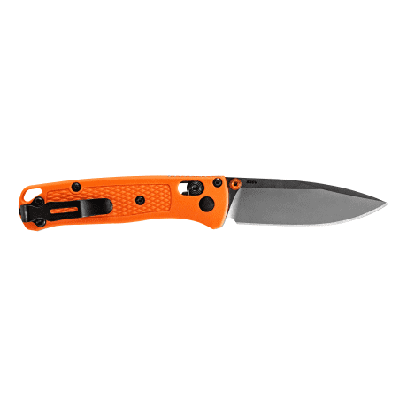 Benchmade® 533 Mini Bugout Folding Knife - Orange - Open - Opposite View