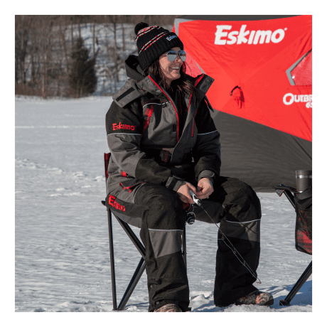 Xl Folding Chairs Eskimo Ice Fishing Chairs Eskimo® Plaid Folding