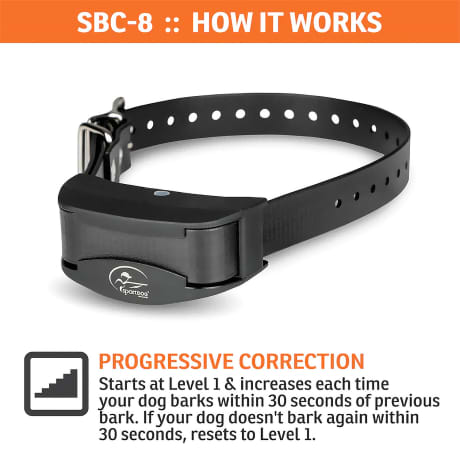 SportDOG Brand® NoBark SBC-8 Dog Training Collar