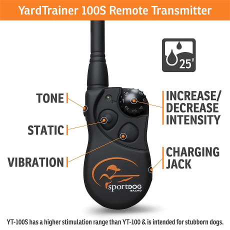 SportDOG Brand® YardTrainer 100S Electronic Dog Training Collar