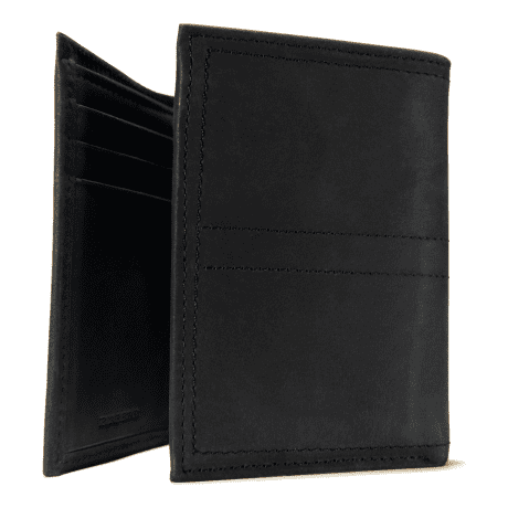Carhartt Saddle Leather Trifold Wallet – Black
