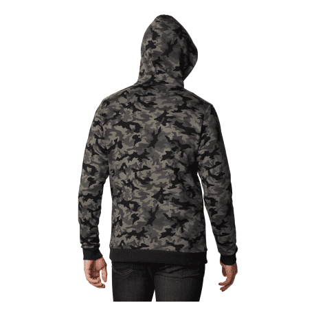 Columbia™ Men’s Logo Printed Hoodie - Black Camo - back