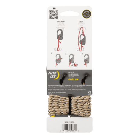 Nite Ize® CamJam® Cord Tightener - 2 Pack with 8 ft. Rope