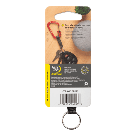Nite Ize® SlideLock® Key Ring Aluminum - Olive