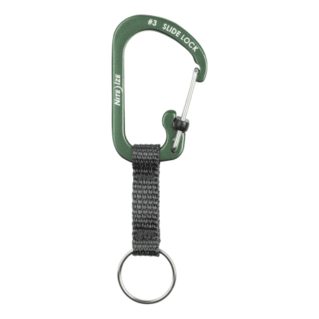 Nite Ize® SlideLock® Key Ring Aluminum - Olive