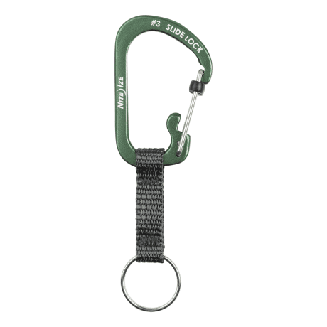 Nite Ize® SlideLock® Key Ring Aluminum - Olive