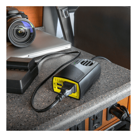 Scosche PI150M-1 Invert150 Car Power Inverter - in use