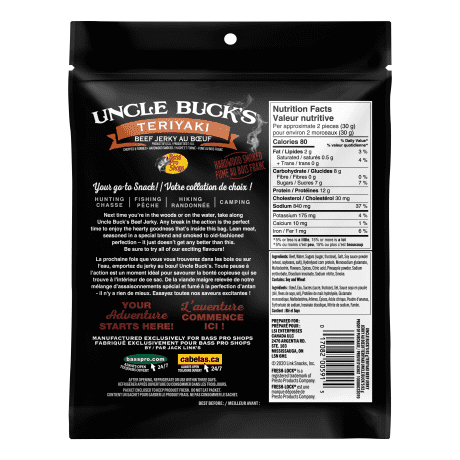 Bass Pro Shops® Uncle Buck's® Beef Jerky - Teriyaki