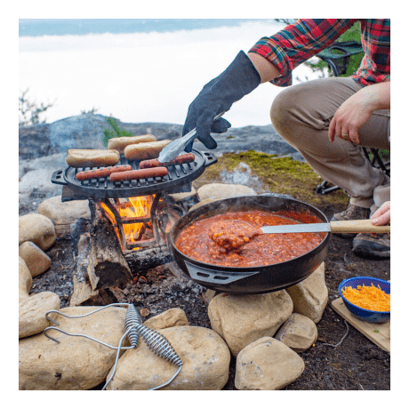 Lodge® 14" Cast-Iron Cook-It-All 