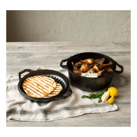 Lodge Chef Collection 6 Quart Double Dutch Oven