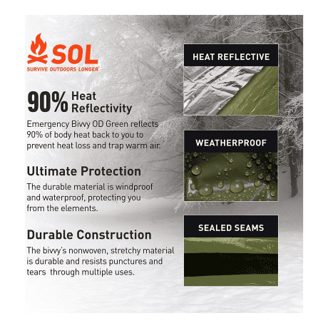 S.O.L.® Emergency Bivvy OD Green
